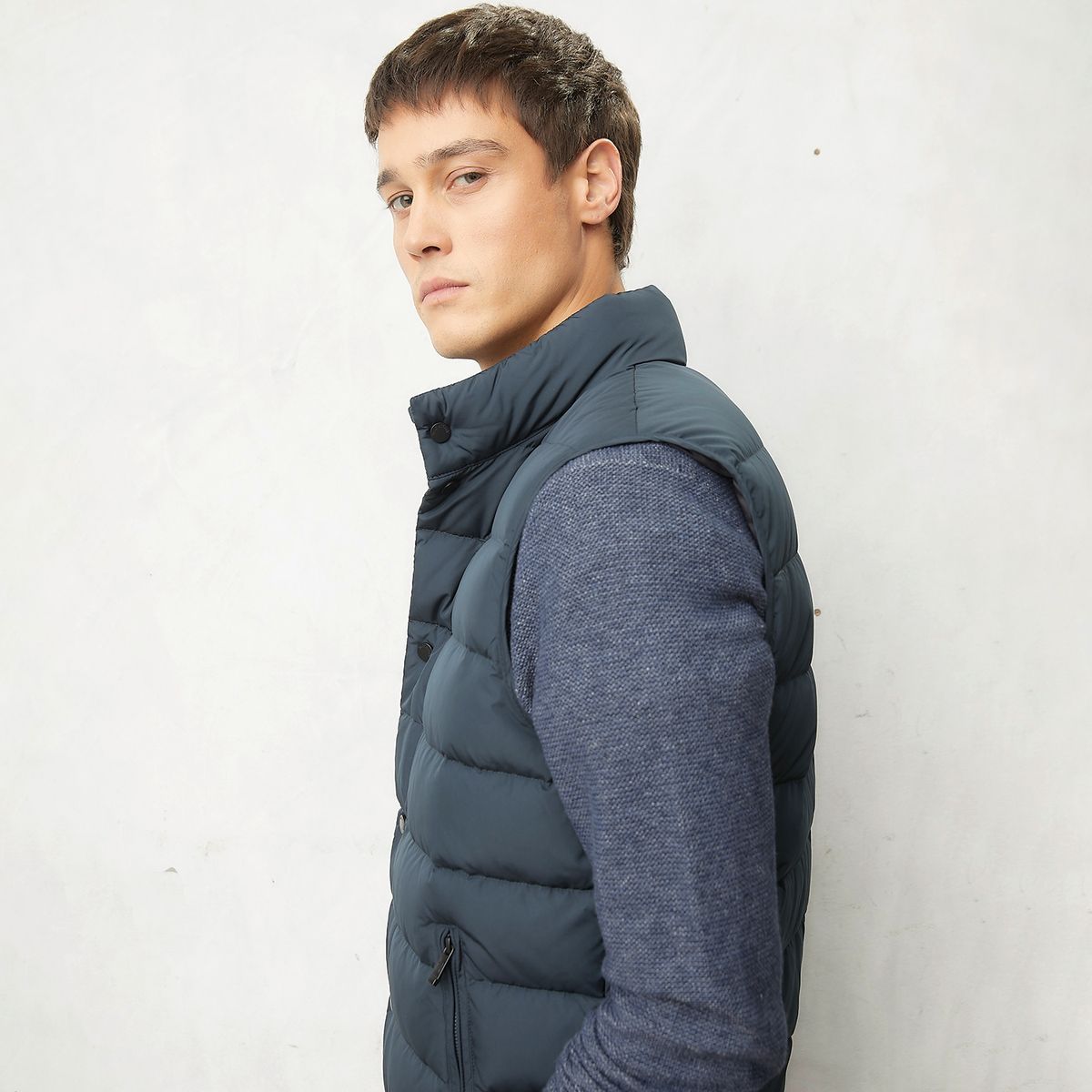 WOLF&HANK - Parka Sin Mangas Acolchada Recto Hombre Wolf&Hank
