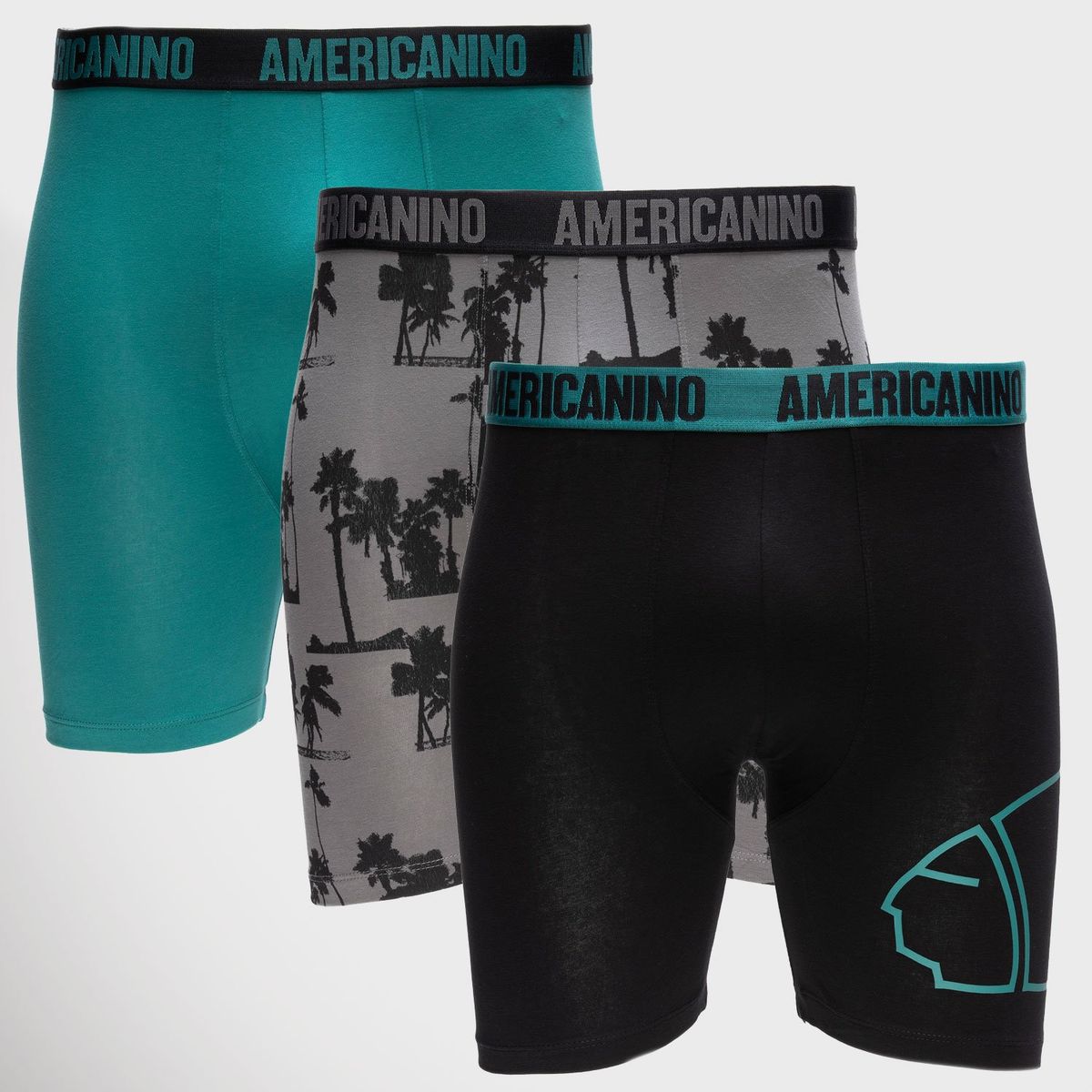 AMERICANINO - Pack De 3 Boxers Algodón Orgánico Hombre Americanino