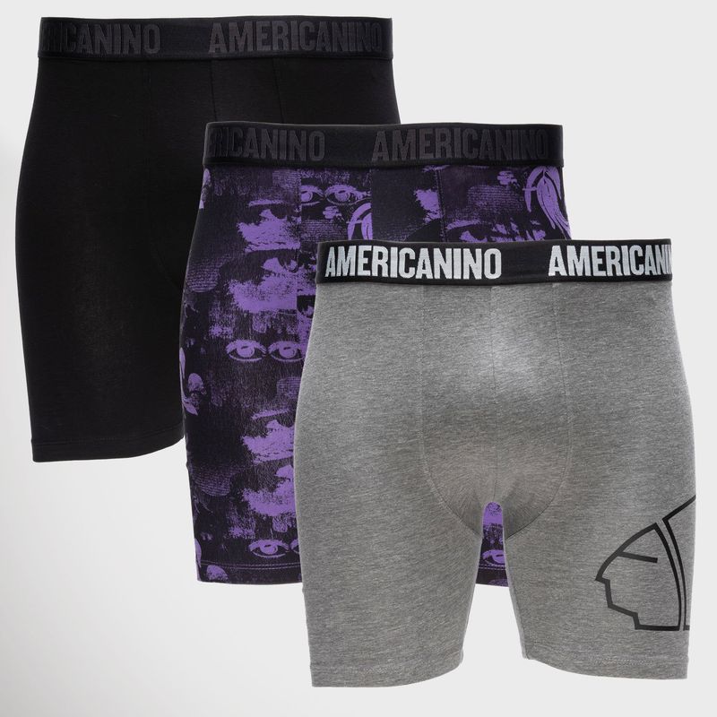 AMERICANINO - Pack De 3 Boxers Algodón Orgánico Hombre Americanino