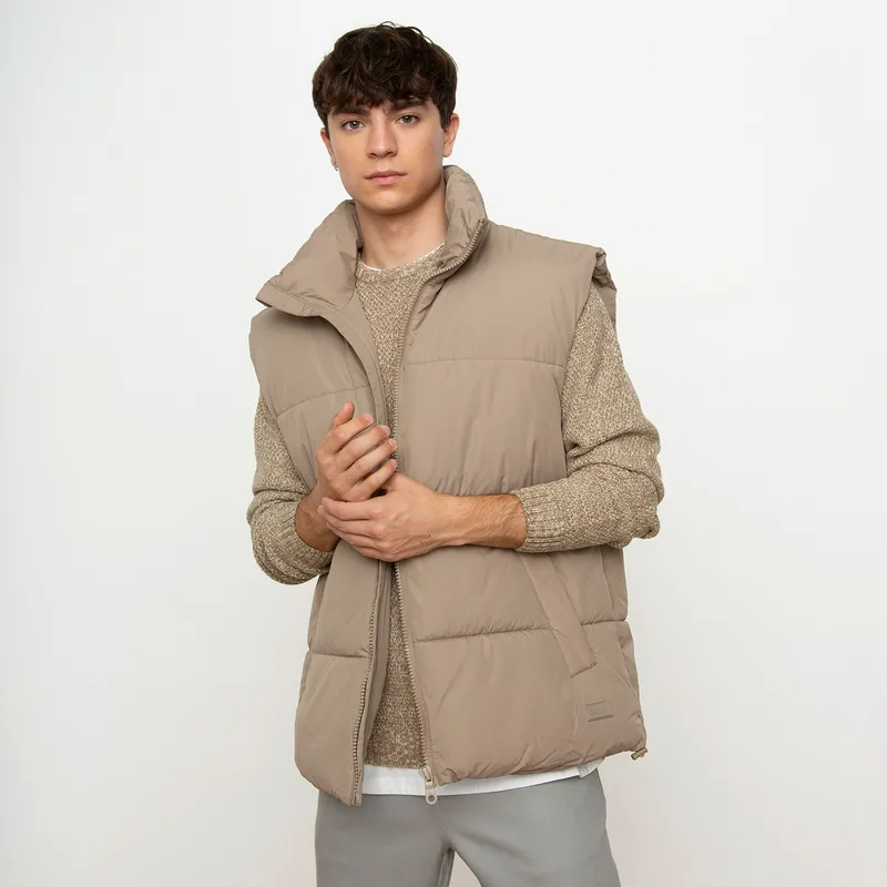 BEARCLIFF - Parka Sin Mangas Bicolor Recto Hombre Bearcliff