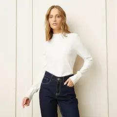 BASEMENT - Sweater Manga Larga Mujer