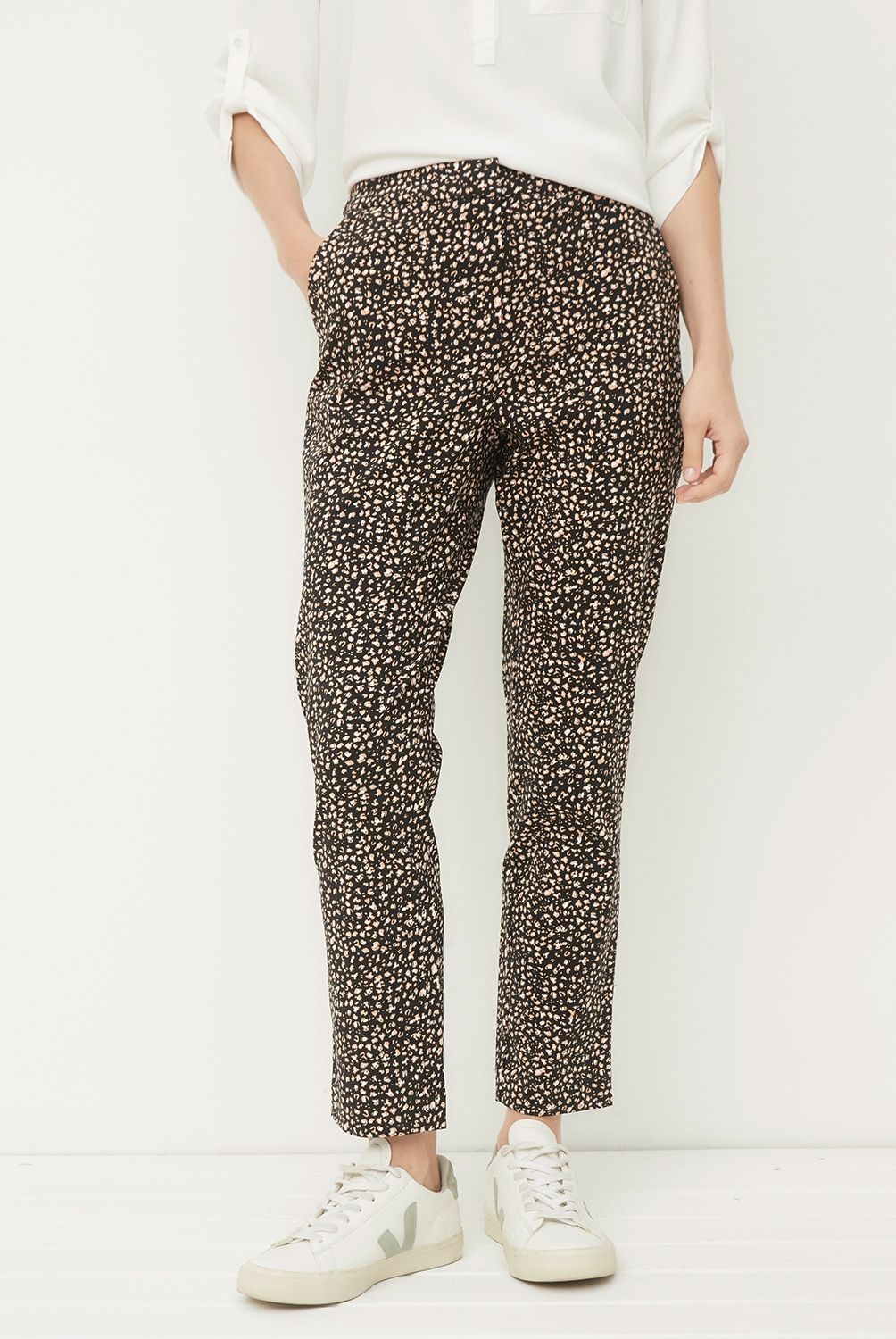 UNIVERSITY CLUB - Pantalón Slim Tiro Medio Mujer University Club