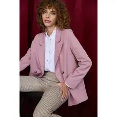 UNIVERSITY CLUB - Blazer Mujer Lyocell Manga Larga
