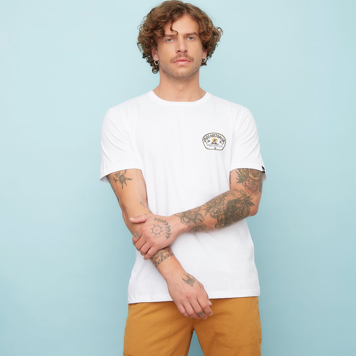 DOO AUSTRALIA - Polera Manga Corta Algodón Hombre Doo Australia