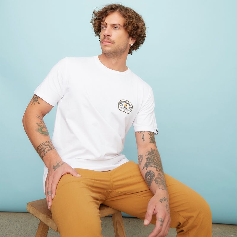 DOO AUSTRALIA - Polera Manga Corta Algodón Hombre Doo Australia