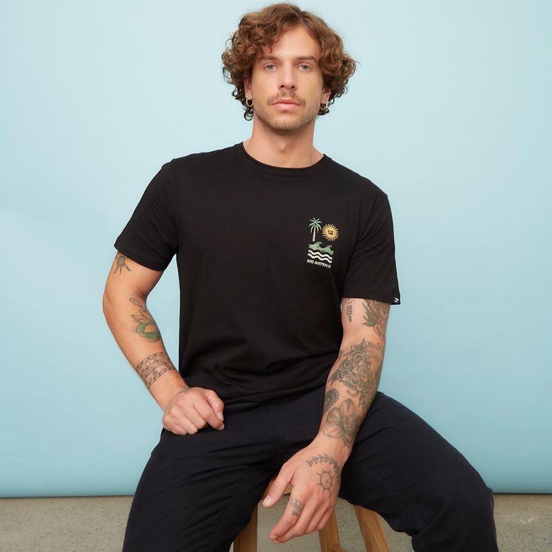 DOO AUSTRALIA - Polera Manga Corta Algodón Hombre Doo Australia