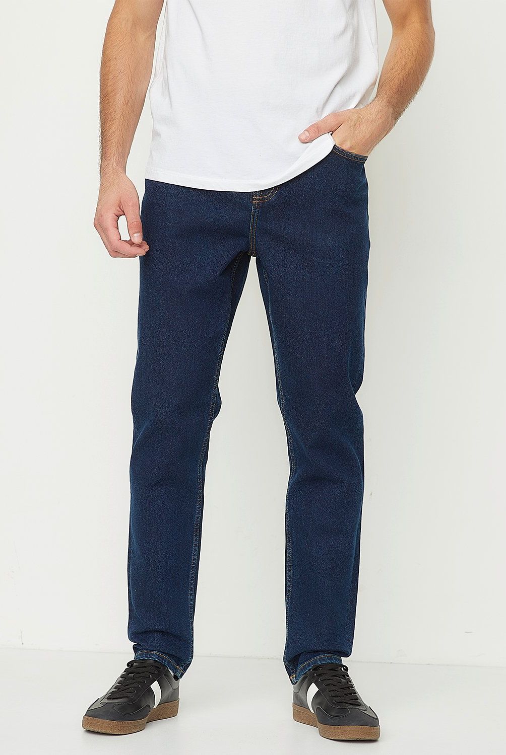 BASEMENT - Jeans Slim Fit Basement Hombre Algodón Semi Elasticado