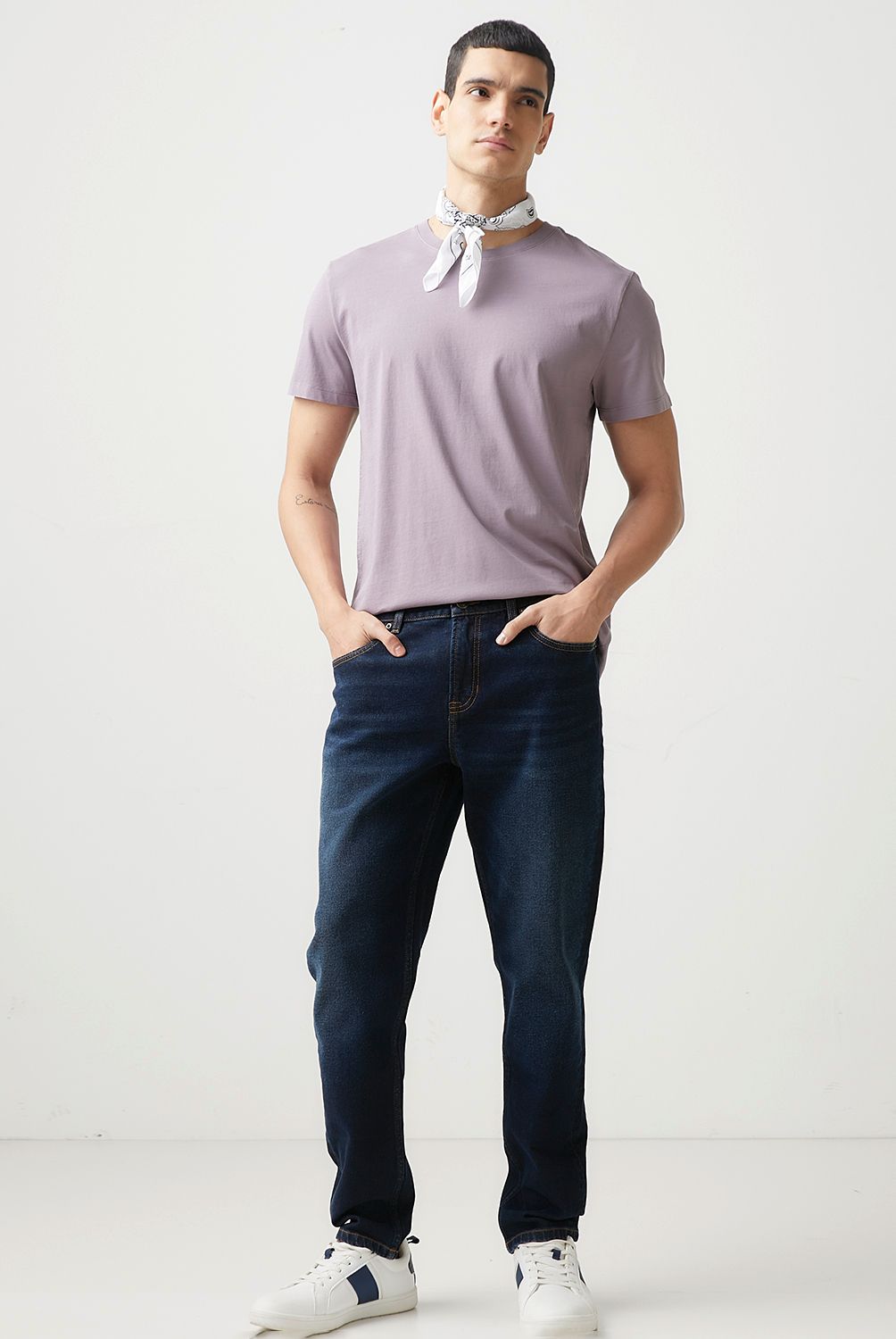 BASEMENT - Jeans Slim Fit Basement Hombre Algodón Semi Elasticado