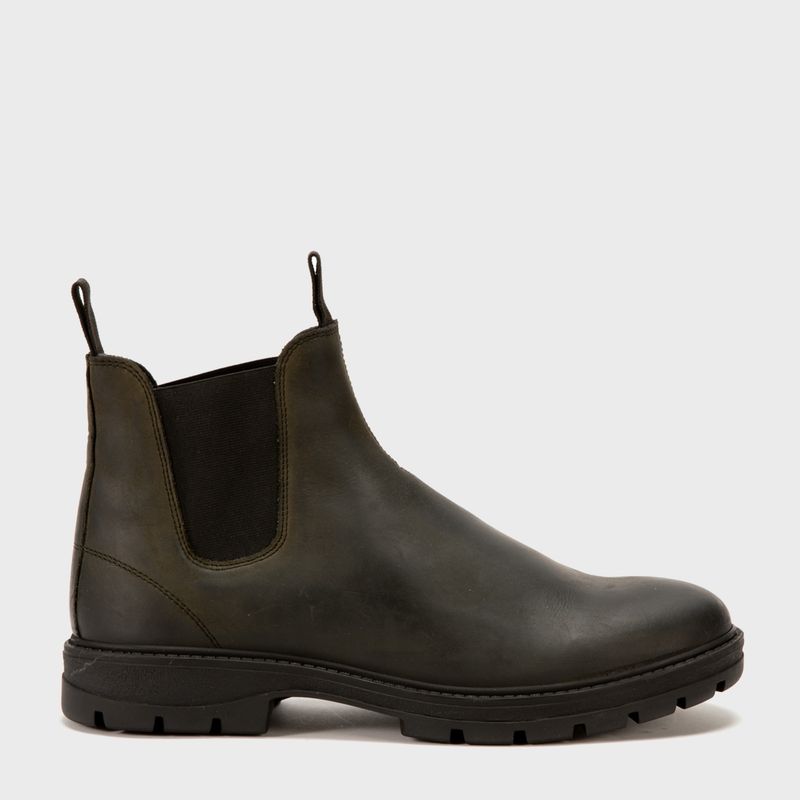 AMERICANINO - Botín Americanino De Cuero Hombre Gris