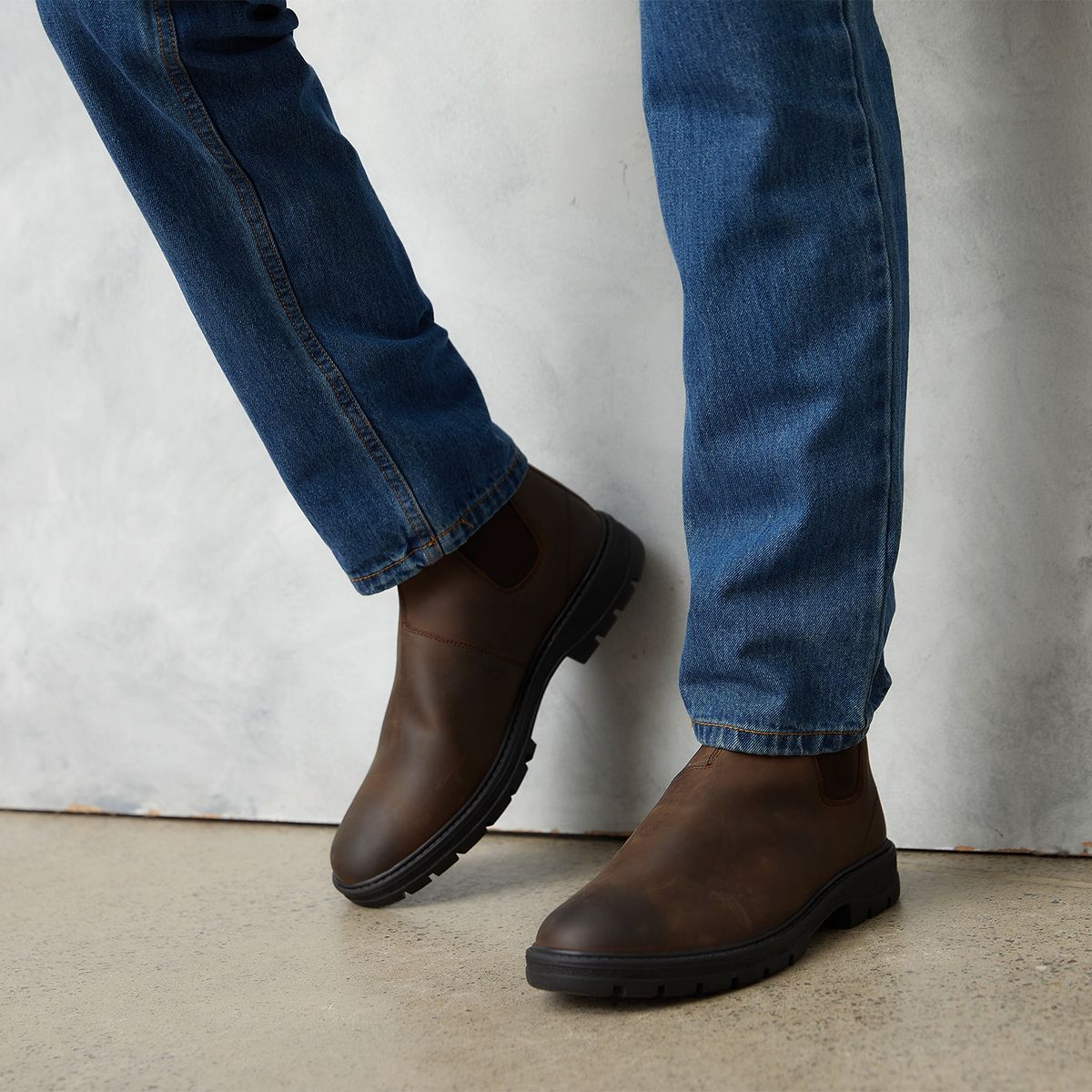 AMERICANINO - Botines Hombre Americanino Cuero Café