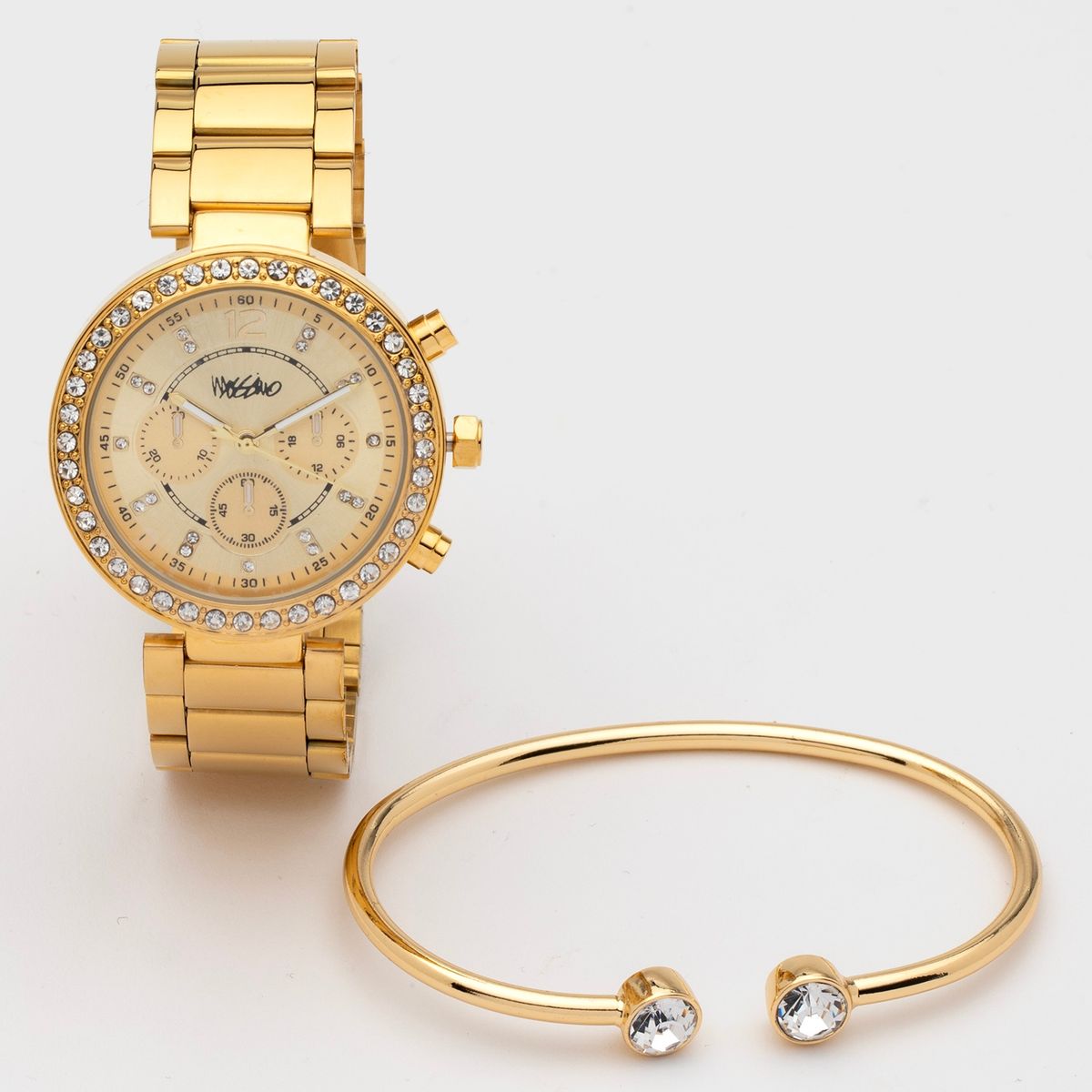 MOSSIMO - Pack Reloj Análogo + Pulsera Mujer Mossimo