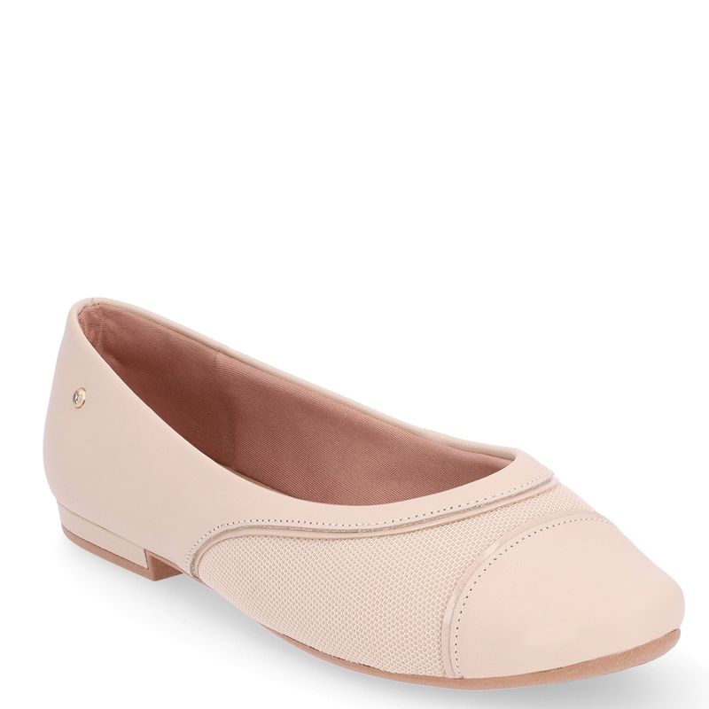 USAFLEX - Ballerina Mujer Cuero Beige Usaflex