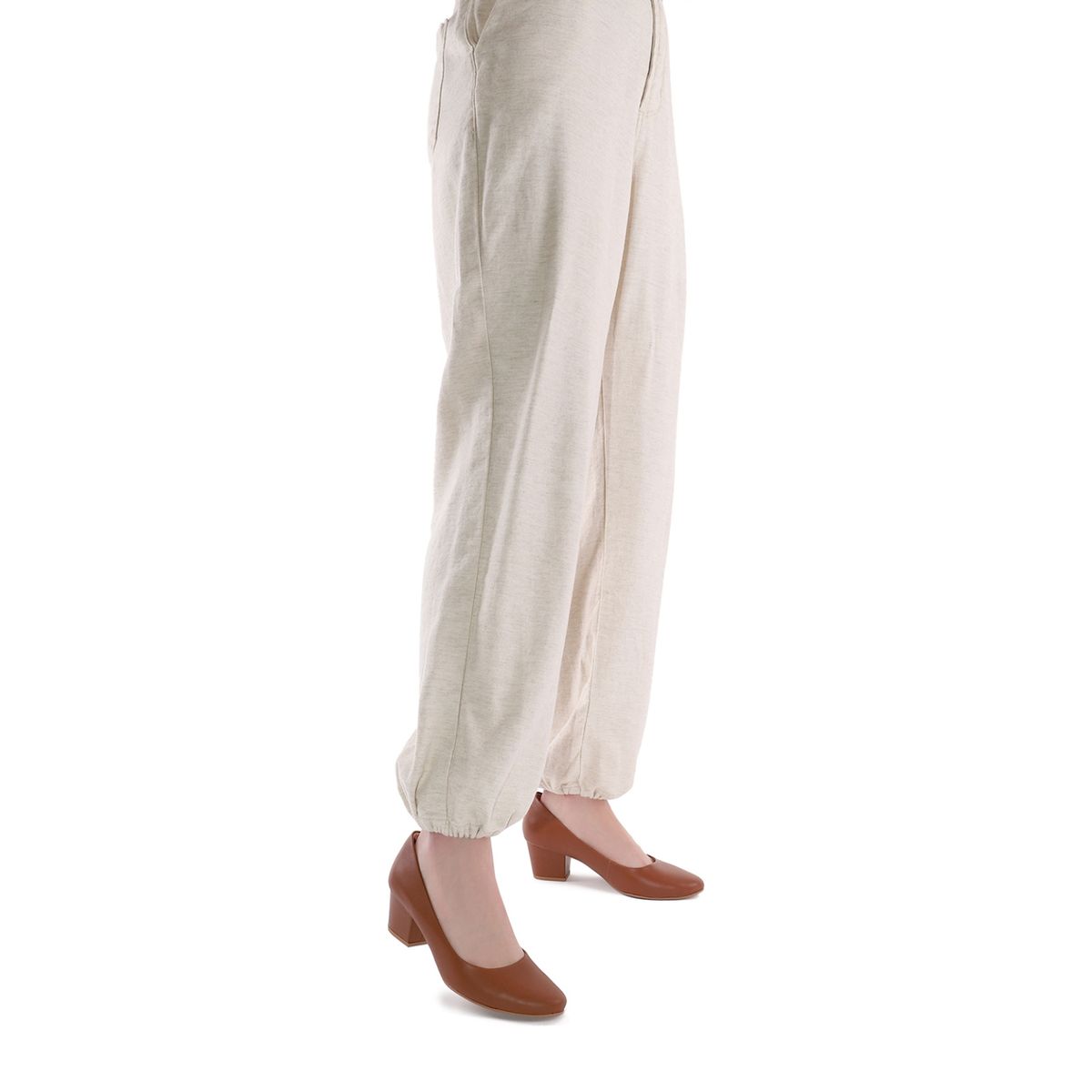 USAFLEX - Zapato Formal Mujer Cuero Beige Usaflex