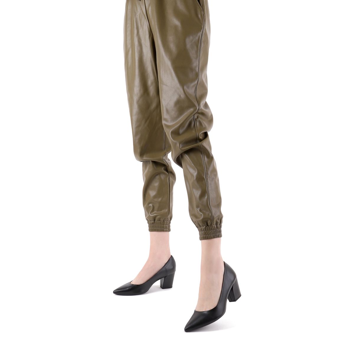 USAFLEX - Zapato Formal Mujer Cuero Negro Usaflex