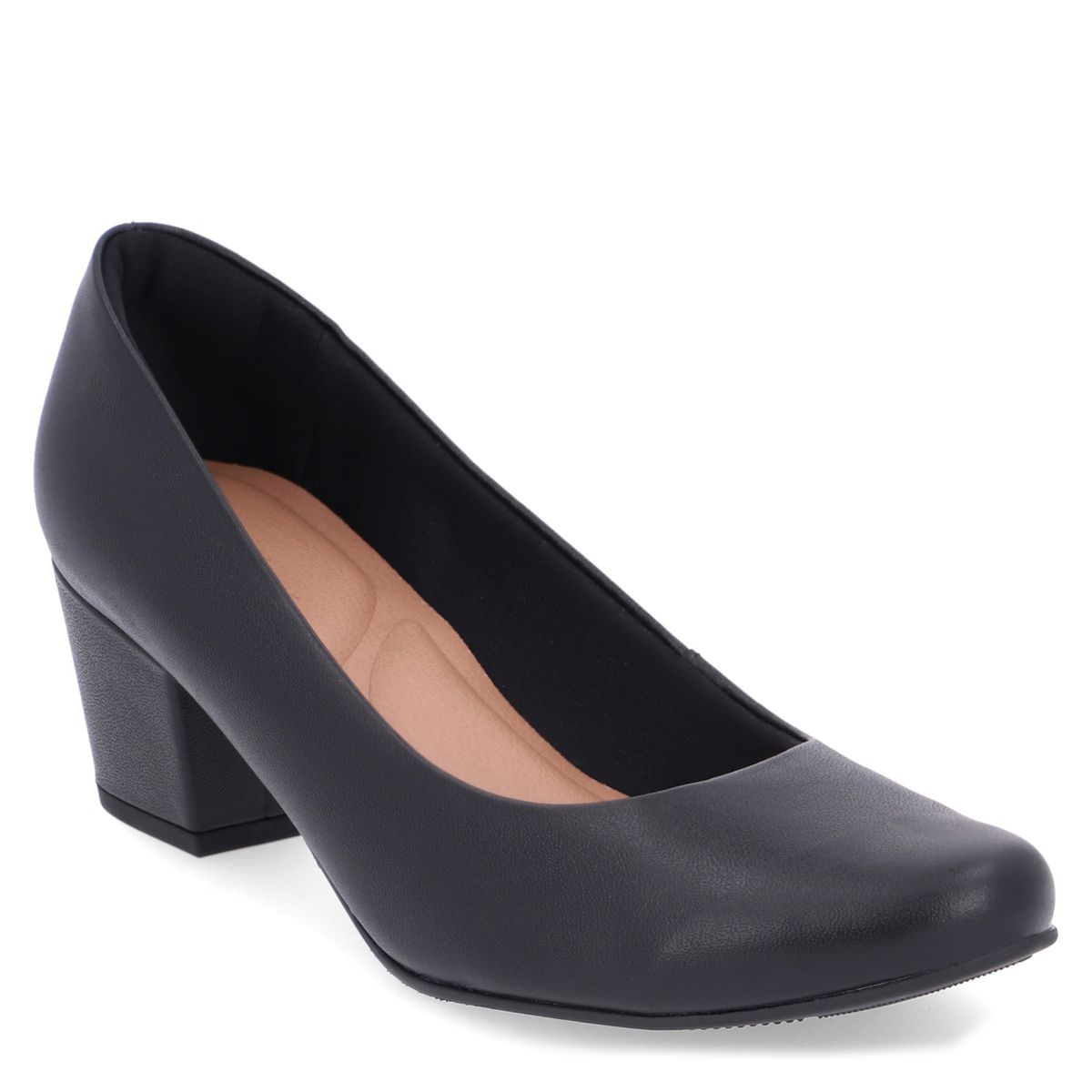 USAFLEX - Zapato Formal Mujer Cuero Negro Usaflex