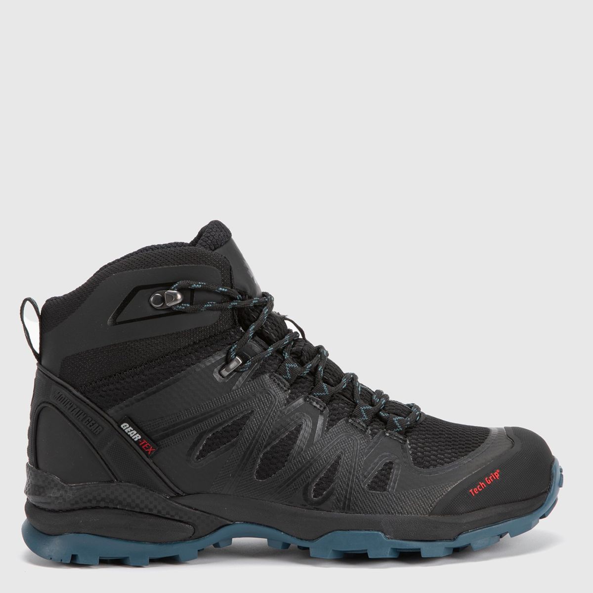 MOUNTAIN GEAR - Zapatillas Outdoor Mountain Gear Portezuelo Hombre Negras