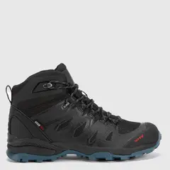 MOUNTAIN GEAR - Zapatillas Outdoor Portezuelo Hombre Negras