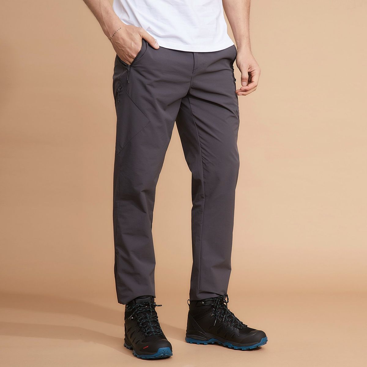 MOUNTAIN GEAR - Zapatillas Outdoor Mountain Gear Portezuelo Hombre Negras