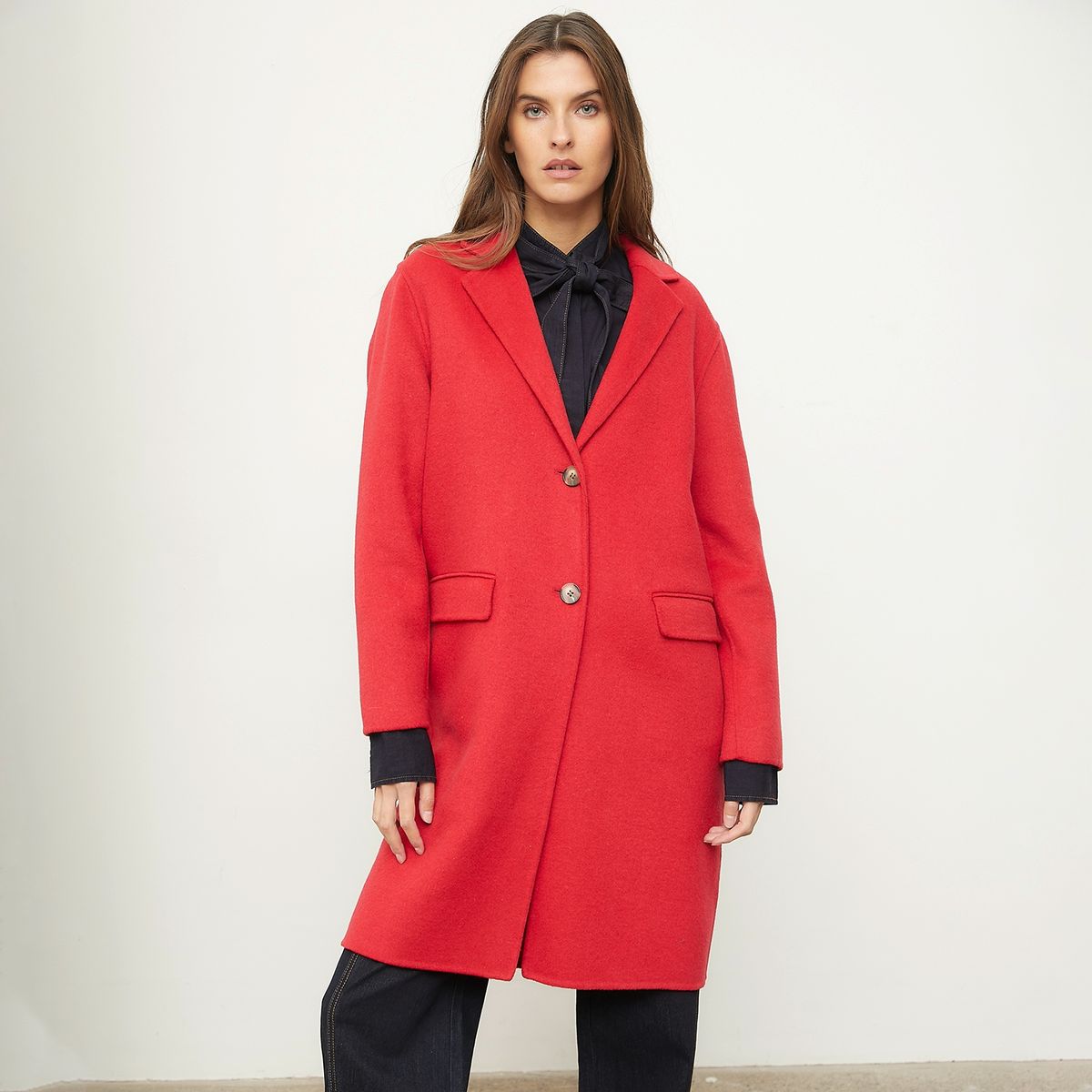 BASEMENT - Abrigo Paño Mujer Basement