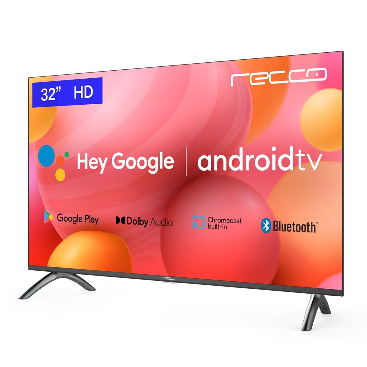 RECCO - LED Smart TV 32" RLED-32D3000A HD Android Recco