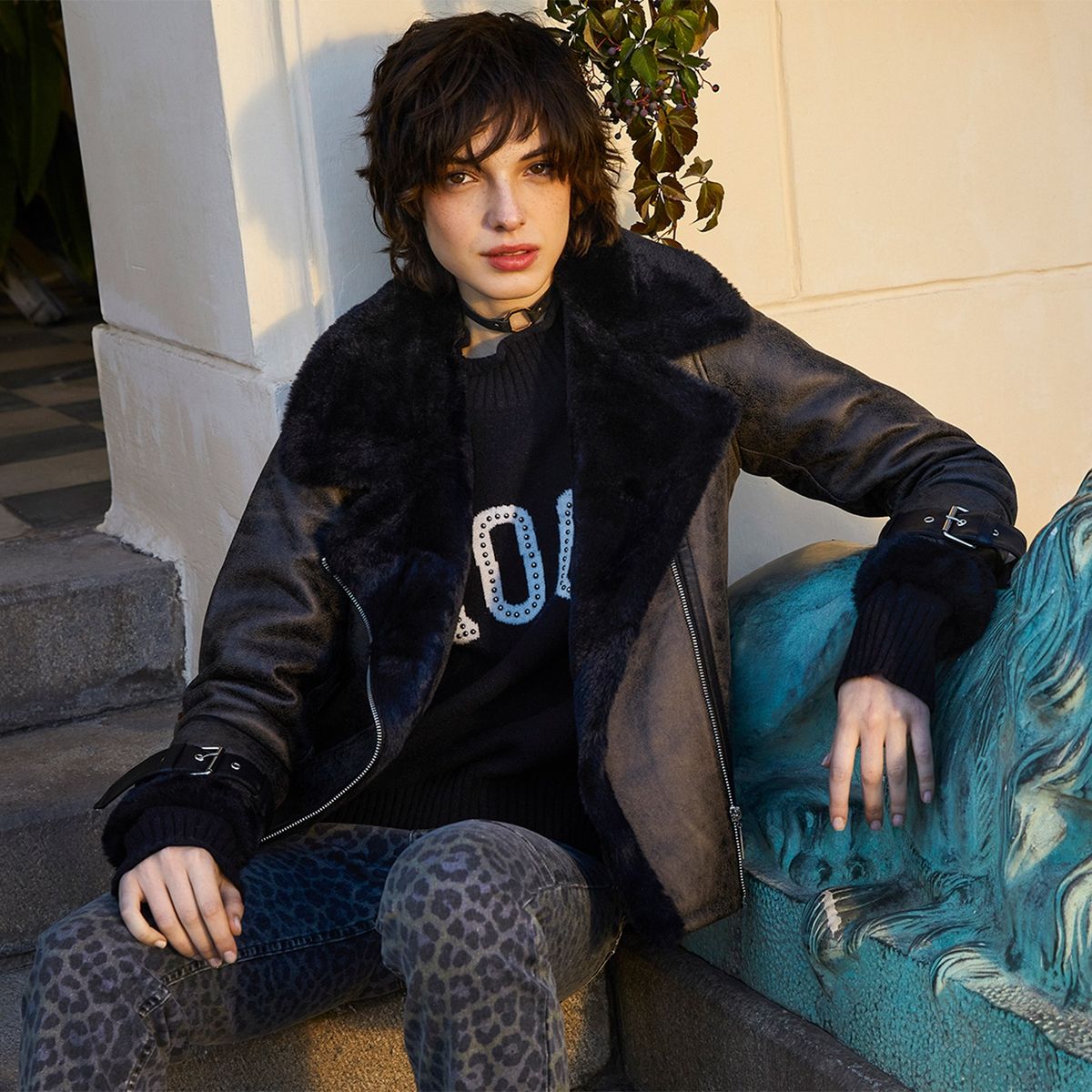 AMERICANINO - Chaqueta Eco Cuero Mujer Americanino