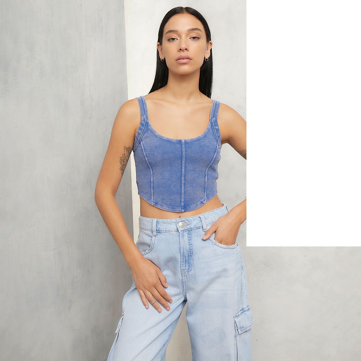 AMERICANINO - Polera Sin Mangas Algodón Mujer Americanino