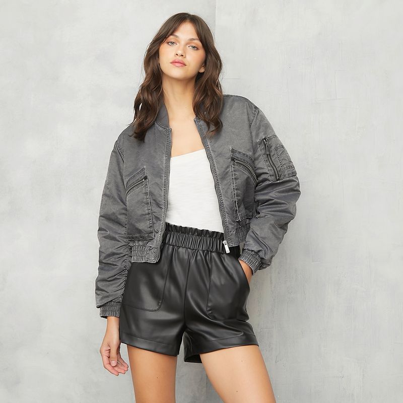 AMERICANINO - Chaqueta Eco Cuero Mujer Americanino