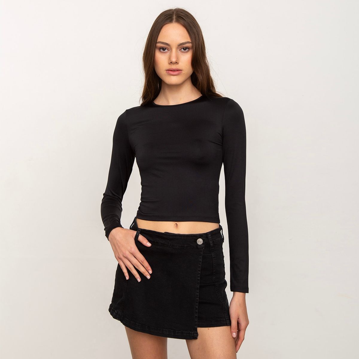 SYBILLA - Polera Manga Larga Mujer Sybilla