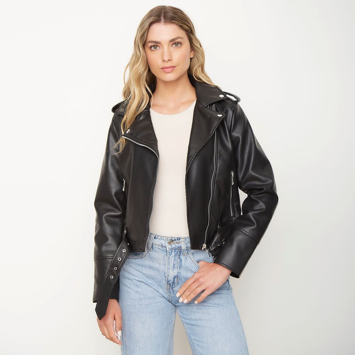 SYBILLA - Chaqueta Eco Cuero Mujer Sybilla