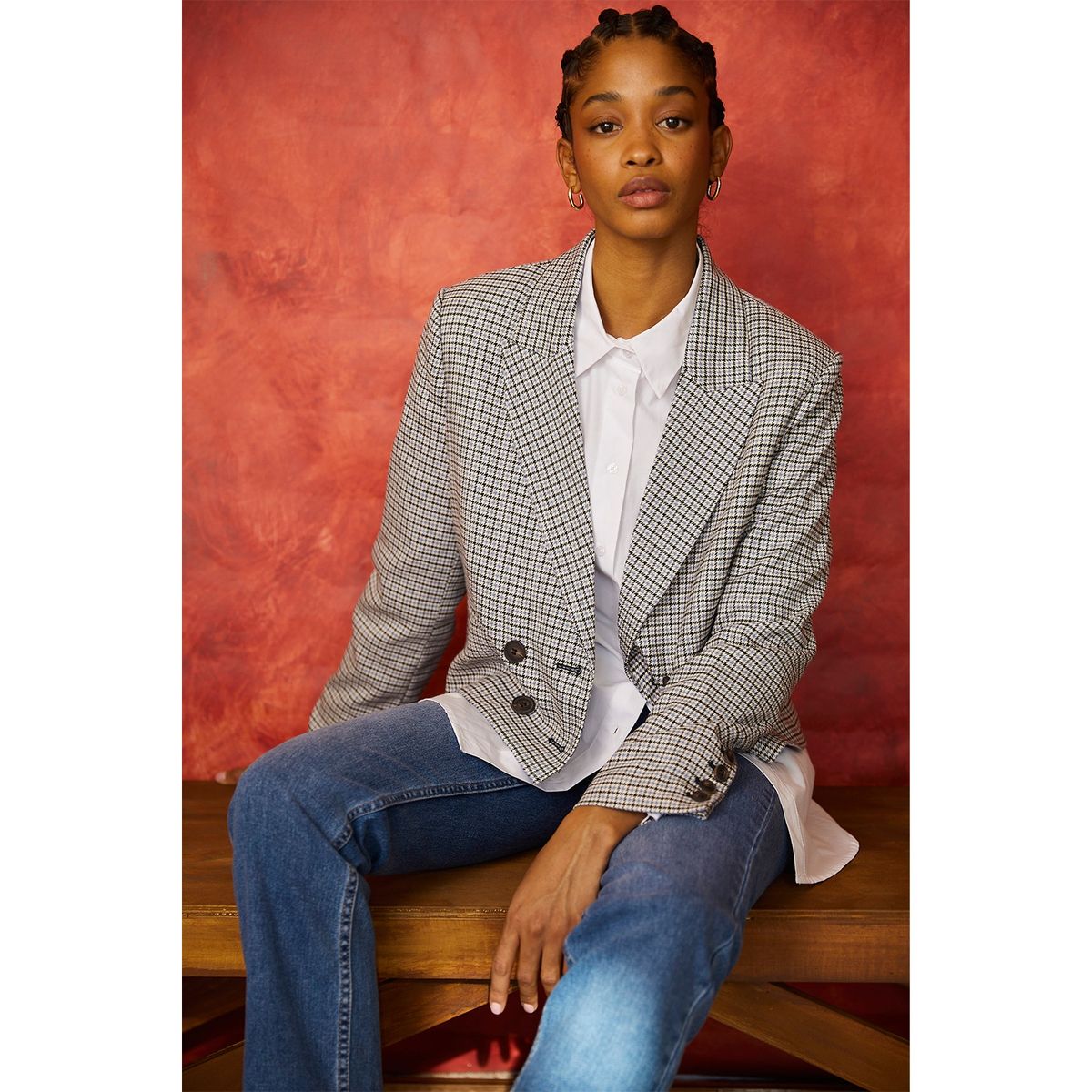 BASEMENT - Blazer Cropped Mujer Basement