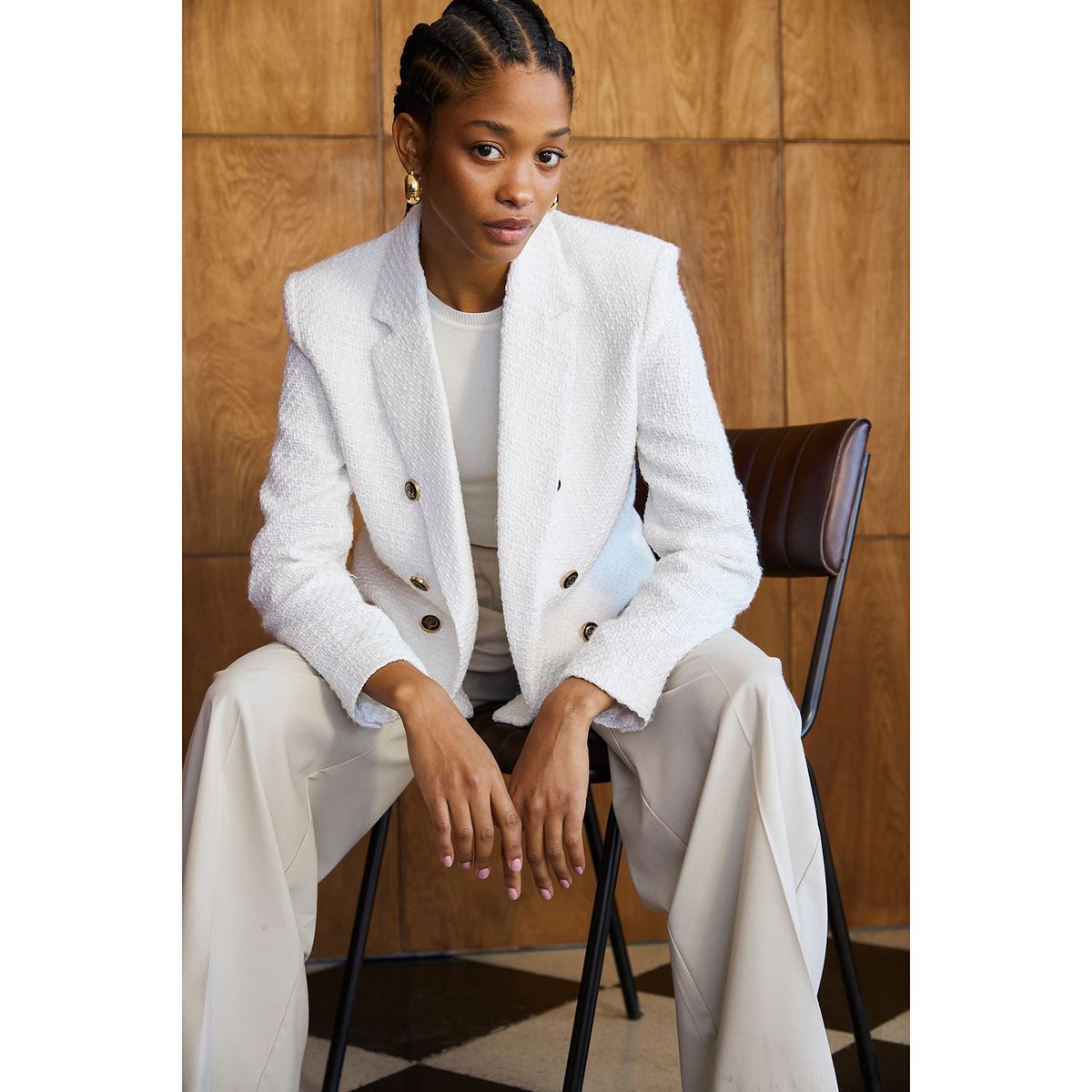 BASEMENT - Blazer Cropped Mujer Basement