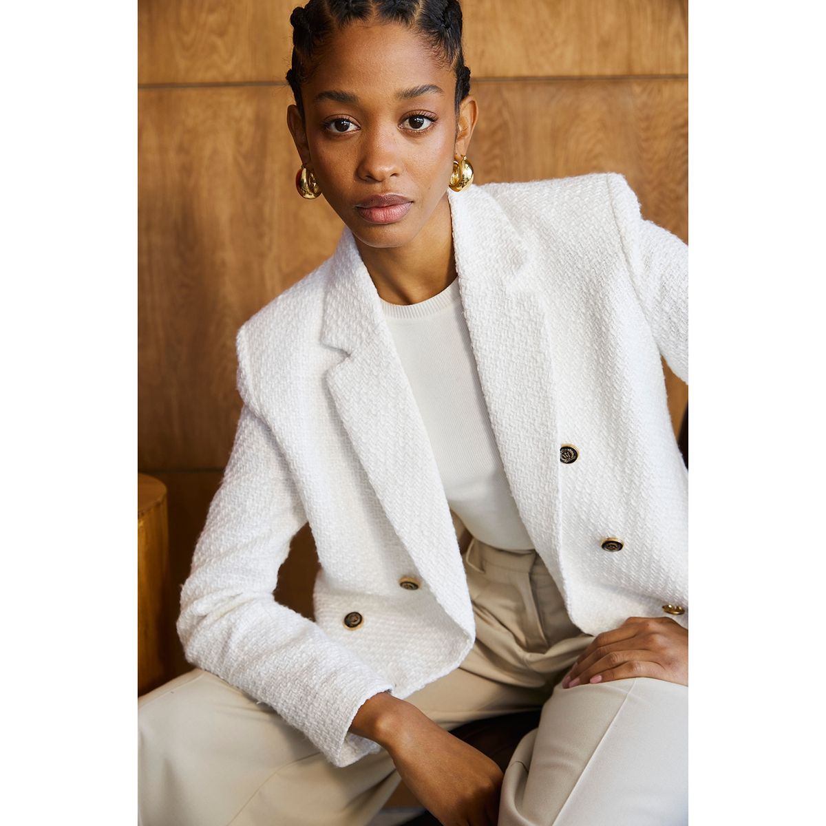 BASEMENT - Blazer Cropped Mujer Basement