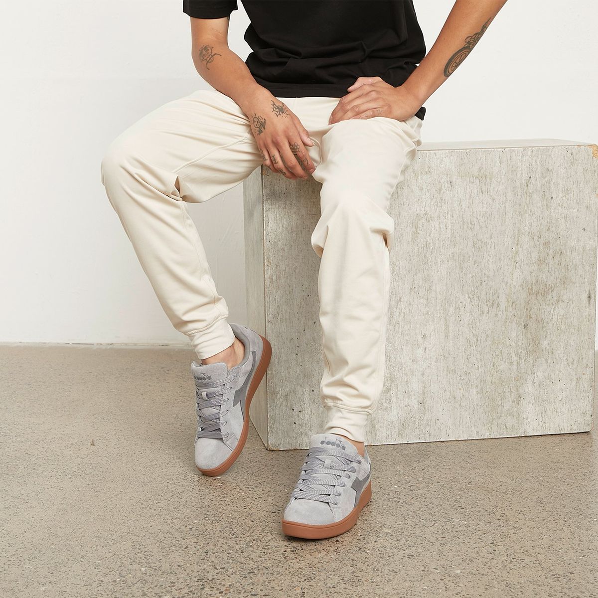 DIADORA - Court Xl Zapatilla Urbana Hombre Gris Diadora