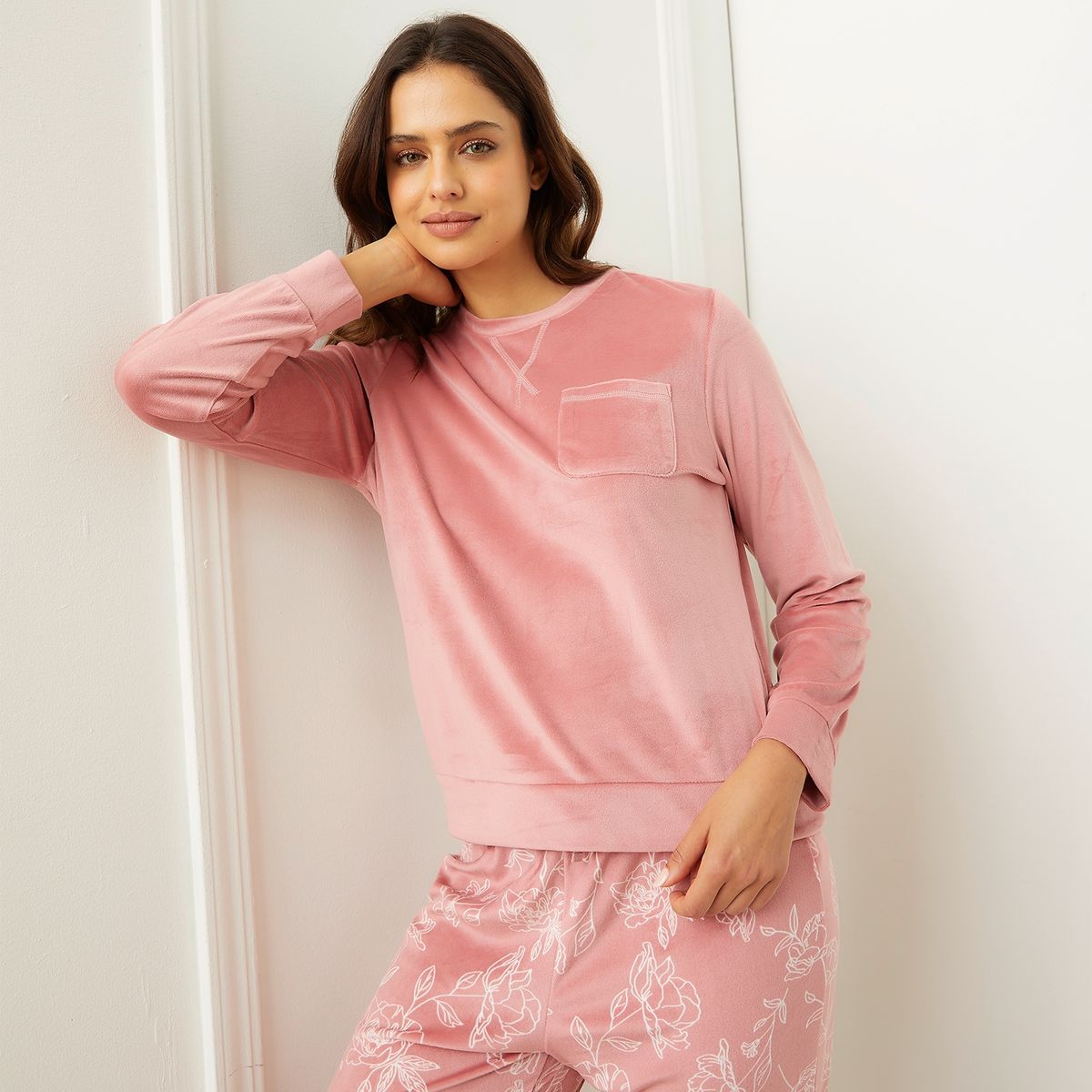 BLU - Polera De Pijama Velvet Blu