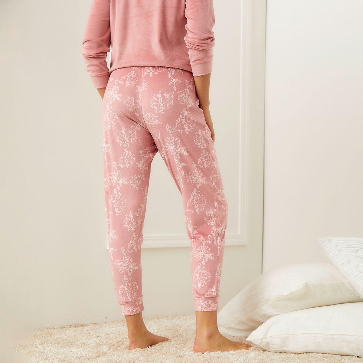 BLU - Pantalón De Pijama Velvet Mujer Blu