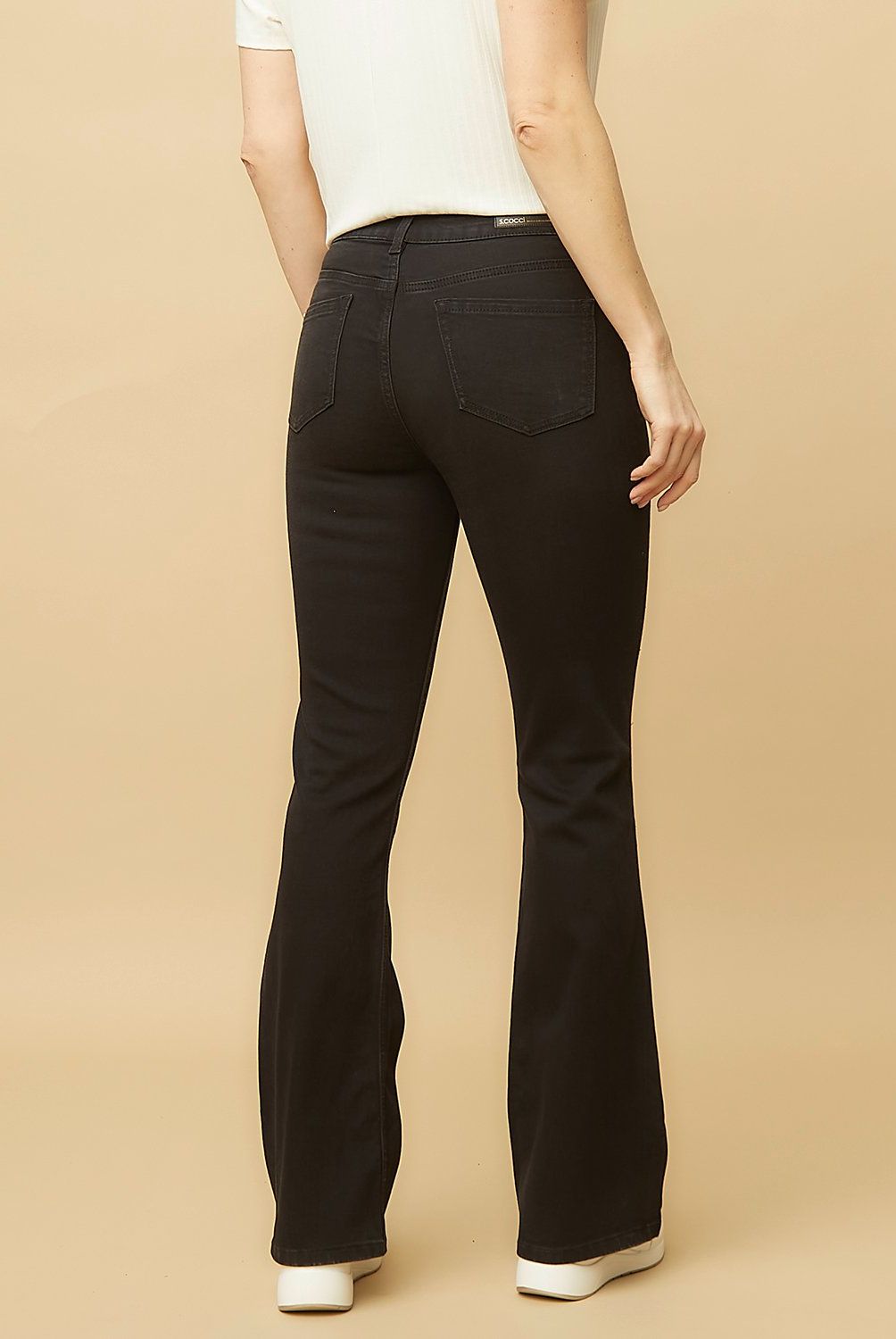S COCCI - Jeans Flare Tiro Alto S.Cocci Mujer