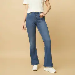 S COCCI - Jeans Flare Tiro Alto S.Cocci Mujer
