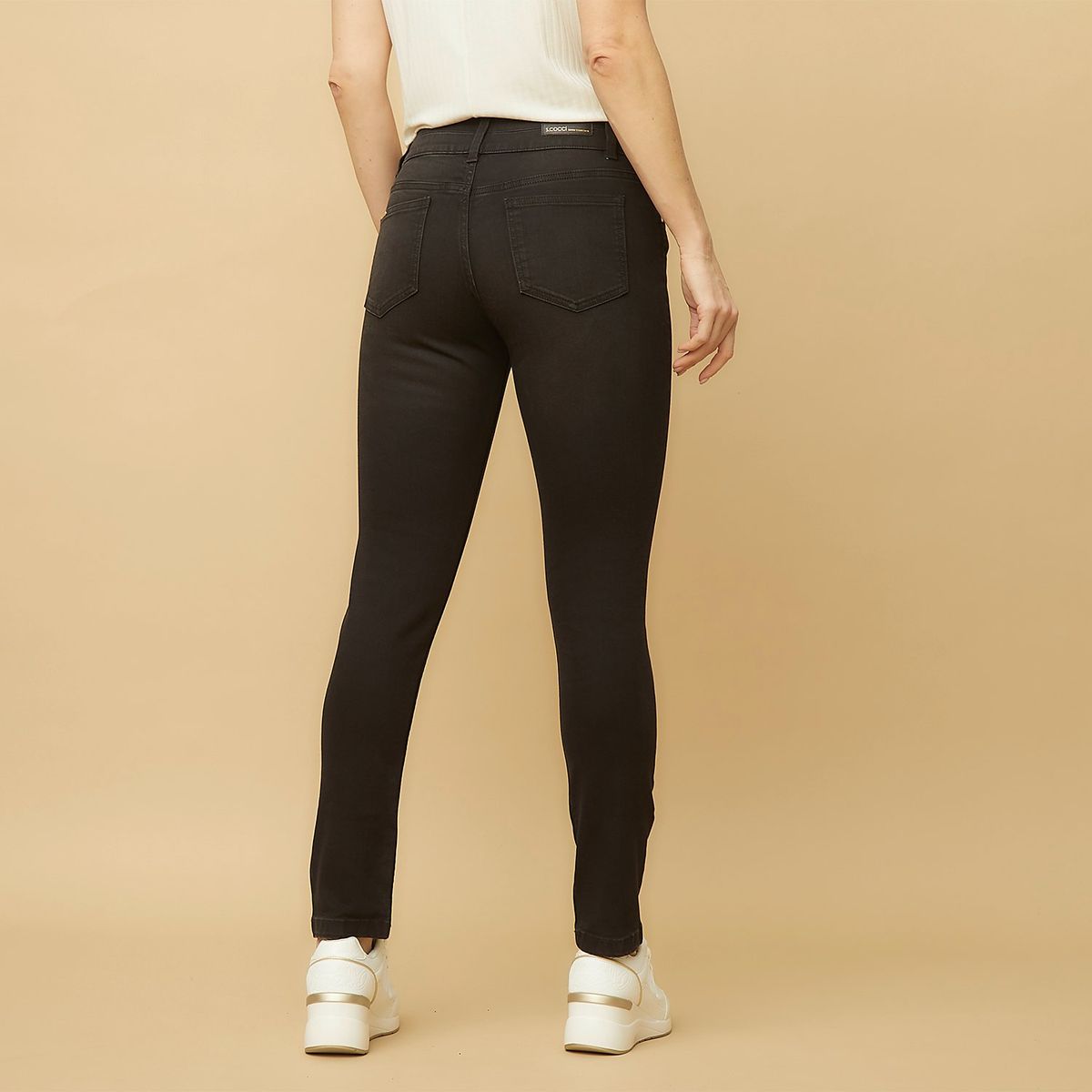 S COCCI - Jeans Skinny Tiro Alto Mujer S Cocci