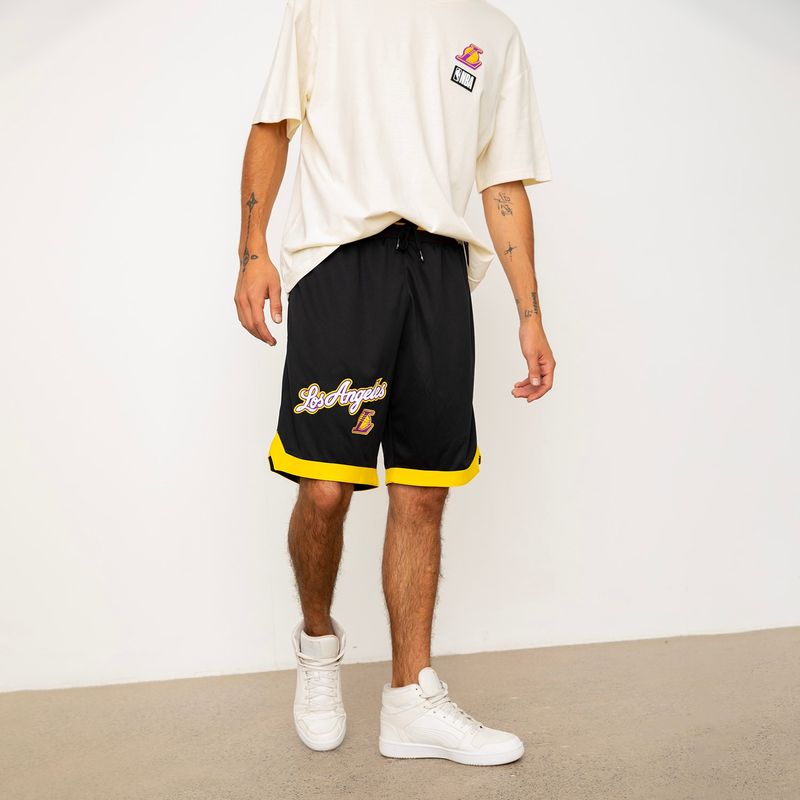 NBA - Bermuda Básquetbol Regular Fit Hombre Nba