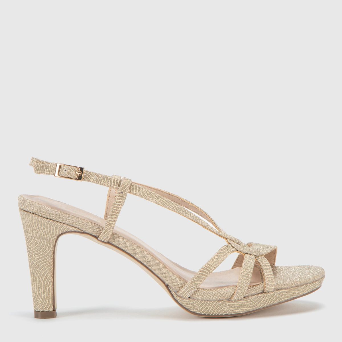 MENBUR - Sandalia Mujer Dorado Menbur