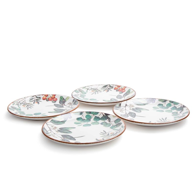 ROBERTA ALLEN - Set 4 Platos Postre Fruits 20 Cm Roberta Allen