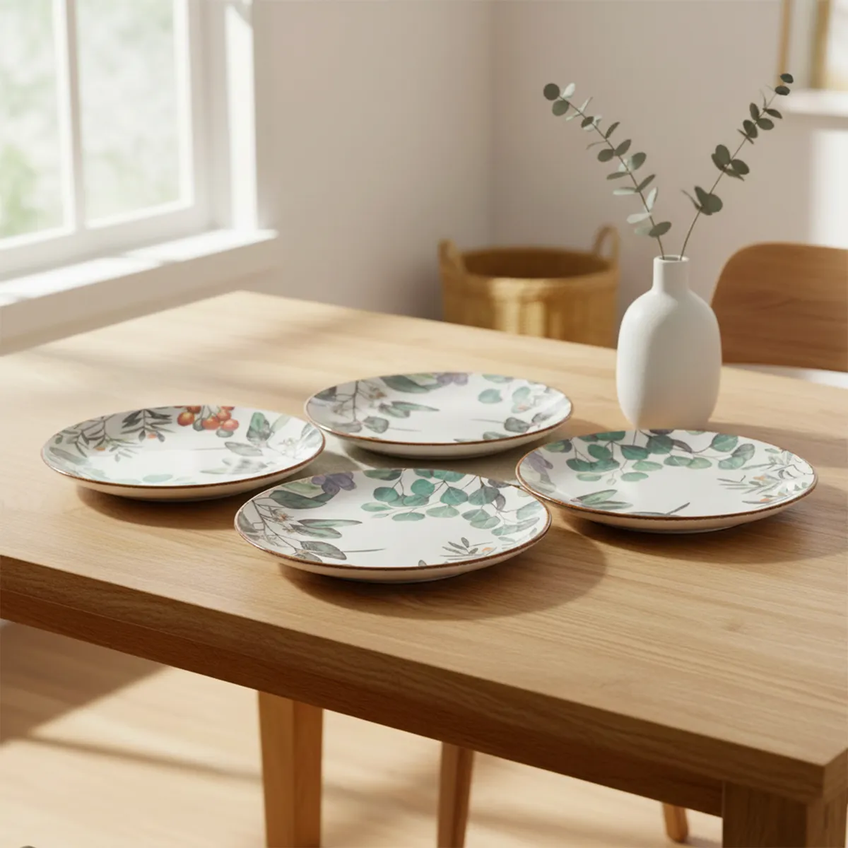 ROBERTA ALLEN - Set 4 Platos Postre Fruits 20 Cm Roberta Allen