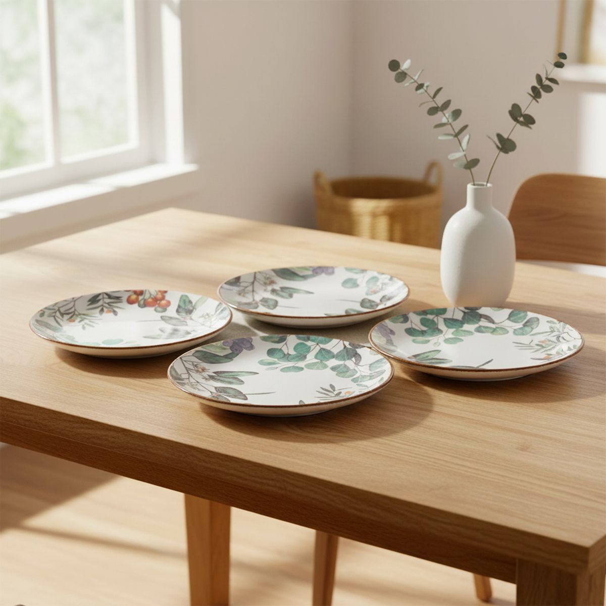 ROBERTA ALLEN - Set 4 Platos Postre Fruits 20 Cm Roberta Allen