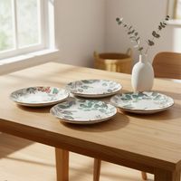 Set 4 Platos Postre Fruits 20 Cm