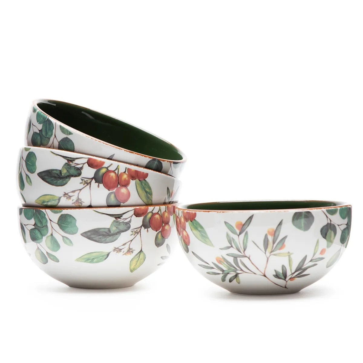 ROBERTA ALLEN - Set 4 Bowls 16 Cm Fruits Roberta Allen