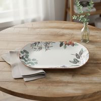 Fuente Ovalada Fruits 33X21 Cm