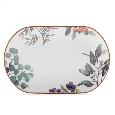 Imagen 2 del producto Fuente Ovalada Fruits 33X21 Cm