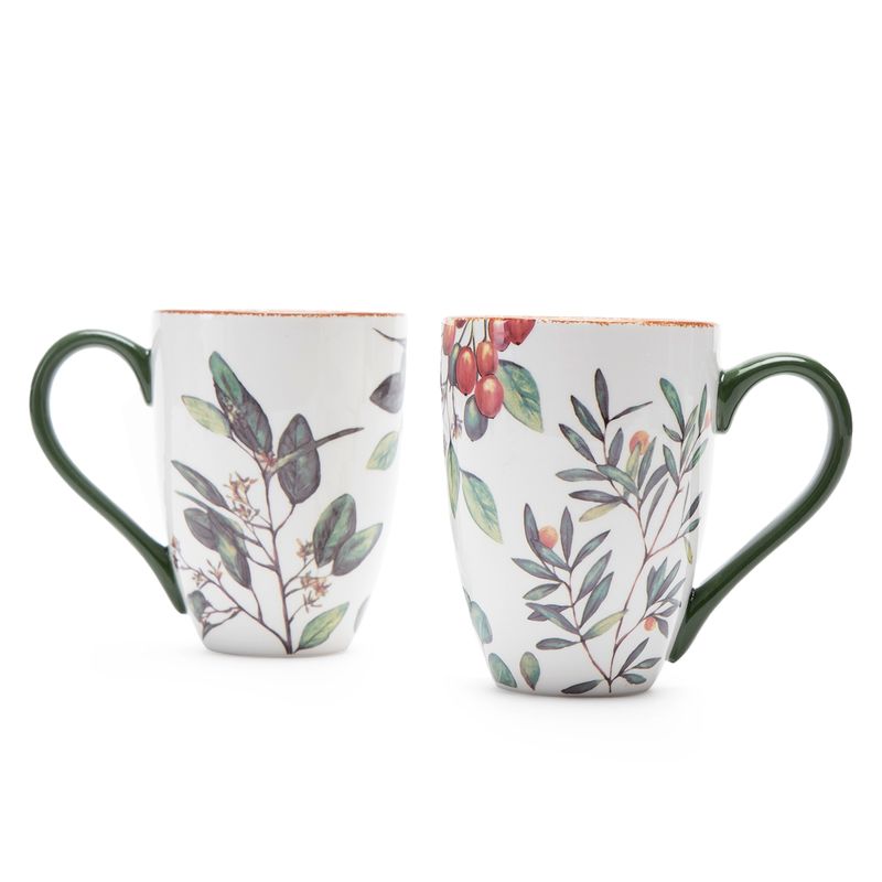 ROBERTA ALLEN - Set 2 Mugs Taza Fruits Roberta Allen