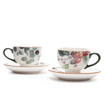 Imagen 2 del producto Set De 2 Tazas De Té Con Plato Fruits