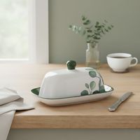 Mantequillero Fruits Porcelana Blanco